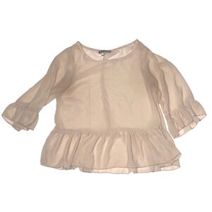 Beige Sheer Bouse Size PM